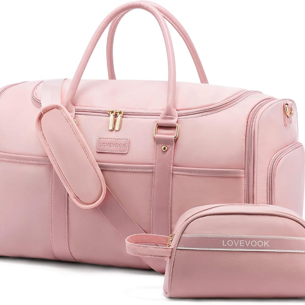 Weekender Bag For Women Cute Travel Tote Bag Gym Duffel Bag With Toiletry Bag Ca